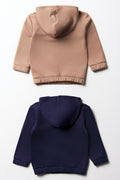 2 Pack Hoodies Navy & Natural (3)