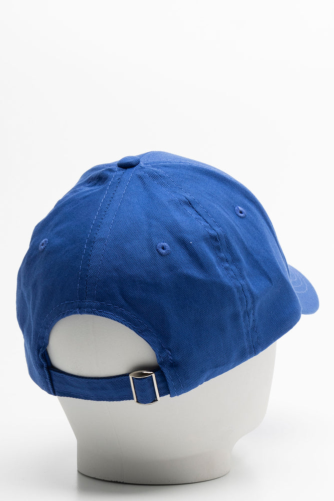 Cube Embroided Cap Cobalt Blue