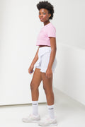 Crop Top With Graphic Mid Pink (1)