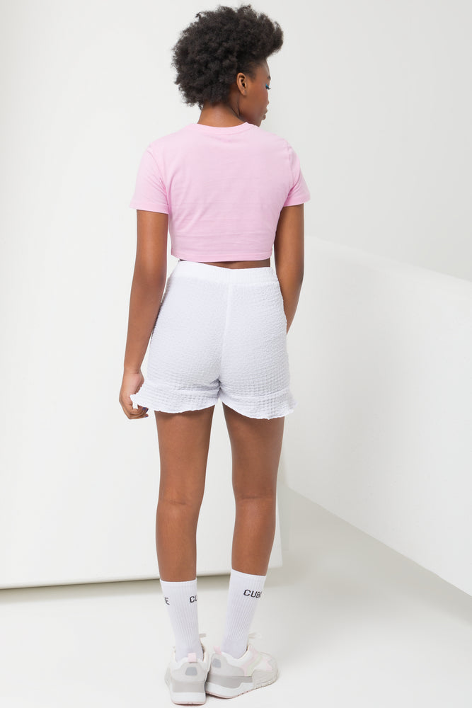 Crop Top With Graphic Mid Pink (2)