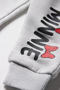 Minnie Mouse Zip Through Tracksuit Grey (2)