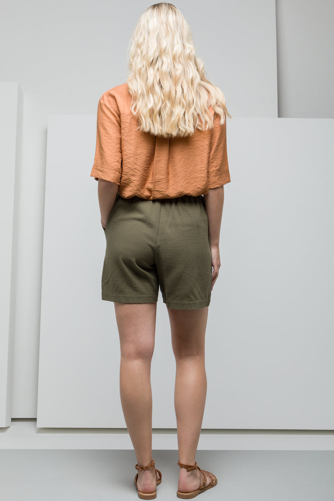 Pull On Shorts Green (3)