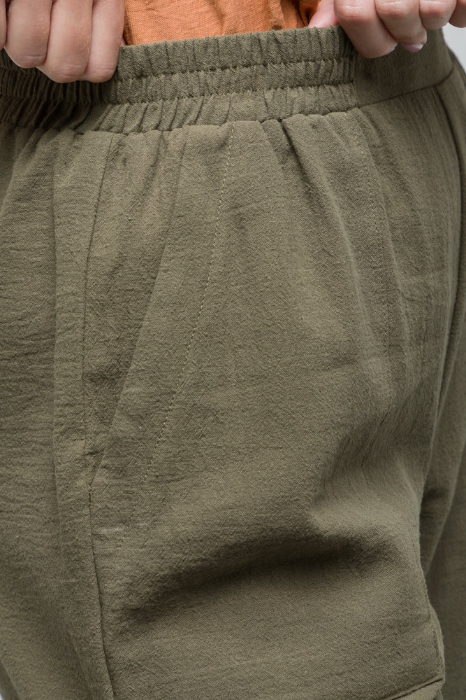 Pull On Shorts Green (4)