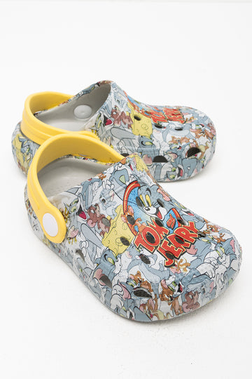 Tom & Jerry Clog Grey