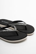 Diamante Flip Flop Black (2)