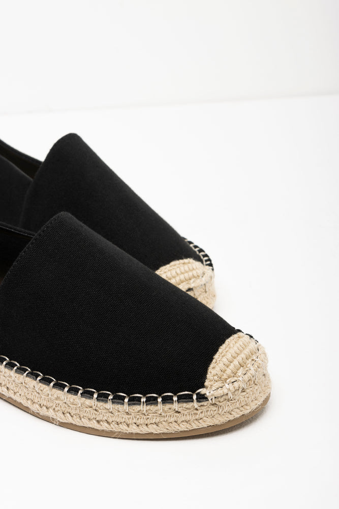 Espadrille Shoe Black Pumps Flats Ackermans