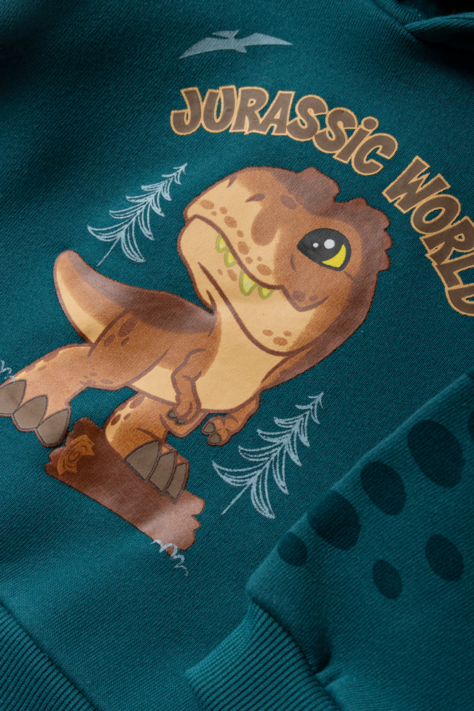Jurassic World Hoodie Teal (2)
