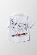 Spider-Man Short Sleeve Shirt White (2)