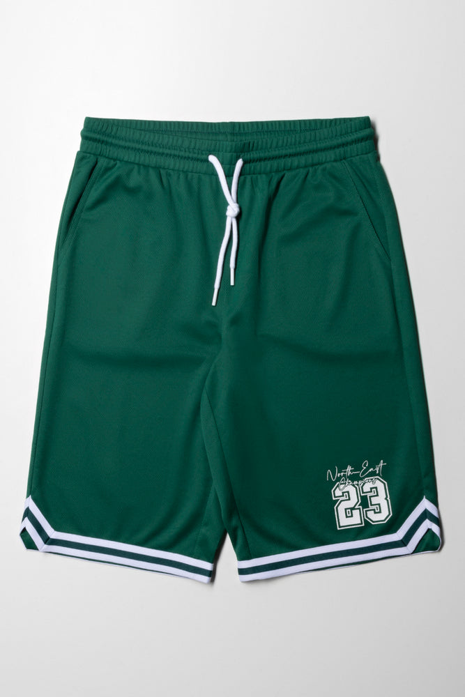 Basketball Knit Shorts Green
