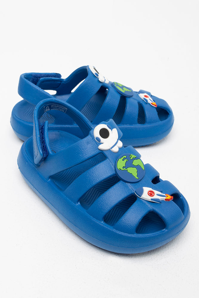 Caged Sandal Blue