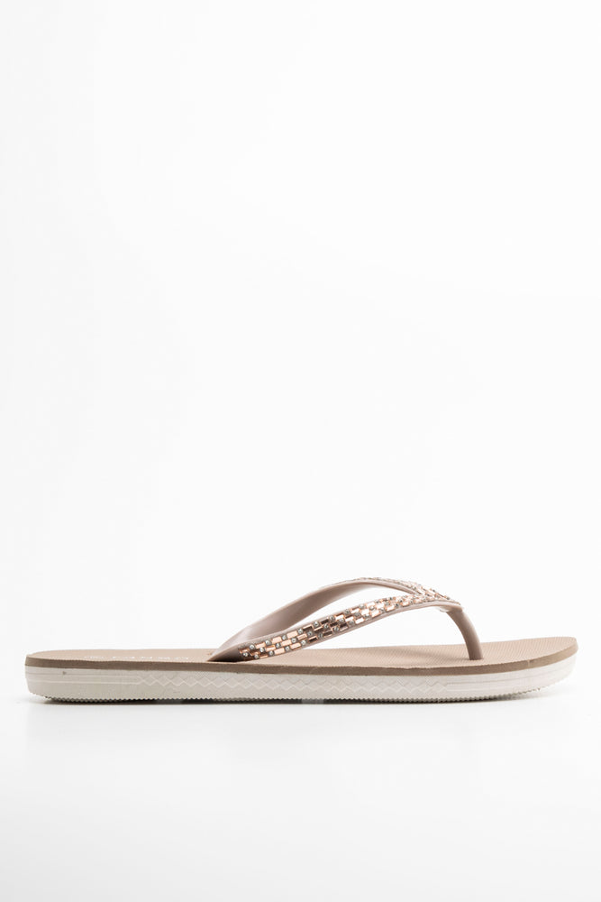 Diamante Flip Flop Pink
