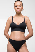 Seam-Free Bralette Black