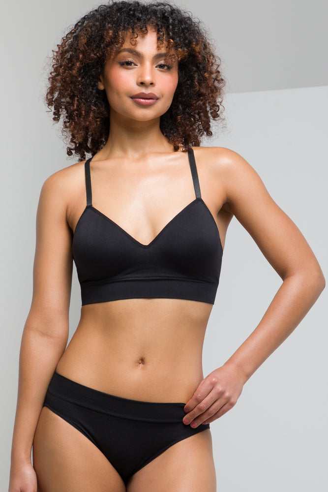 3 Pack Seamfree Bikini Black