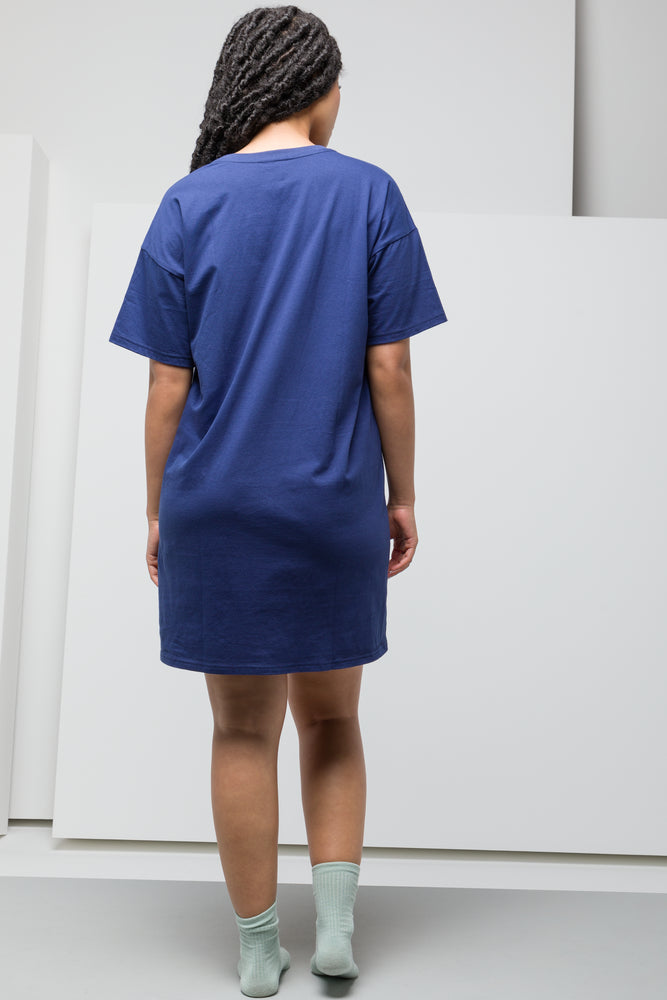 Sleep-Shirt Navy (2)