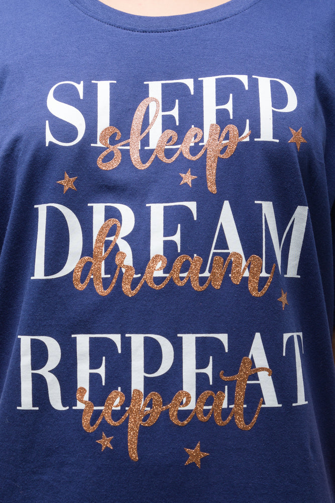 Sleep-Shirt Navy (3)