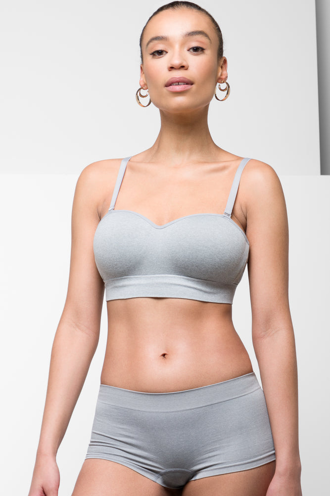 Seam-Free Multiway Bra Grey