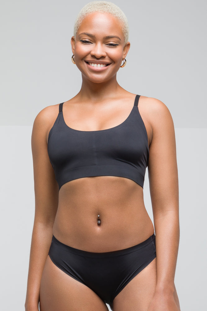 Bonded Bralette Black