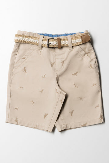 Chino Shorts With Belt