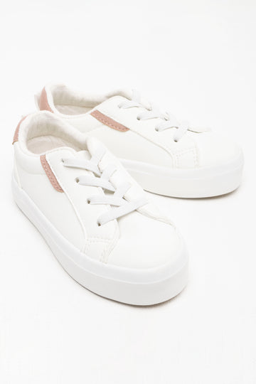 Lace Up Sneaker White