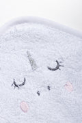 2 Piece Unicorn Towel White (5)