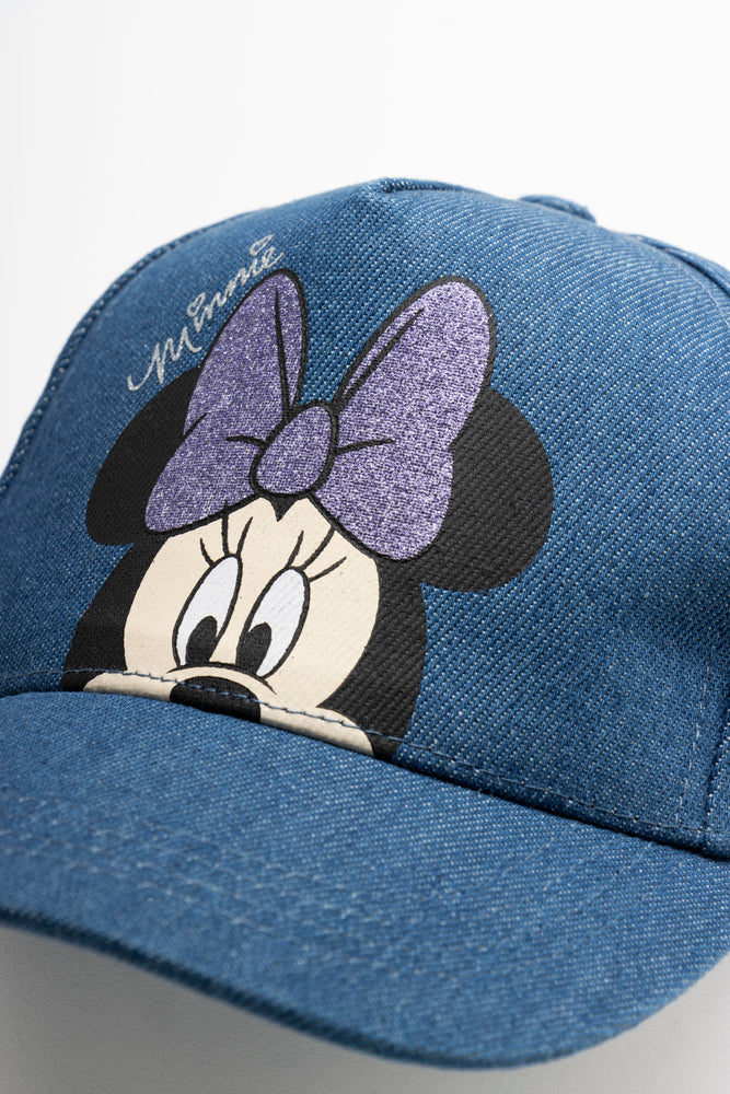 Minnie Mouse Peak Cap & Sunglasses Set Blue (1)