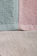 3 Pack Face Cloths  Natural,White & Pink (1)