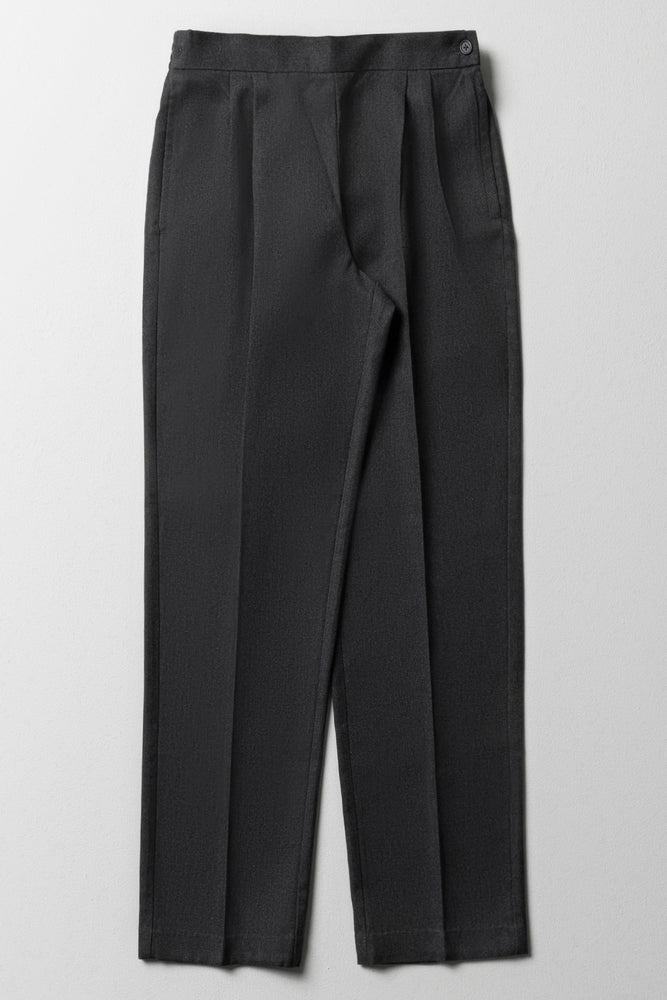 Primary School Girls Pants Slim-Fit Grey
