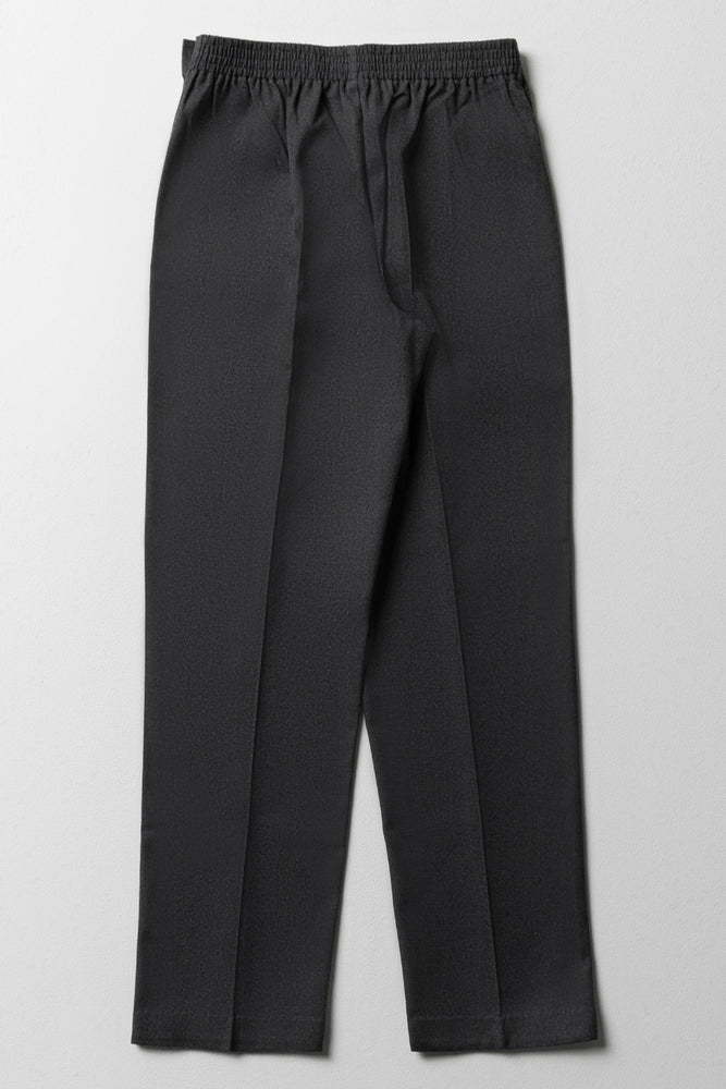 Primary School Girls Pants Slim-Fit Grey (2)