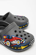 Car Light Up Clog Grey (2)