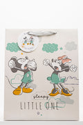 Mickey & Minnie Mouse Giftbag Light Grey