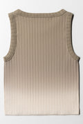 Ombre Seamless Vest Olive Green (2)
