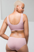 Bonded Crop Top Light Pink (2)
