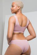 2 Pack Bonded Brazilian Panties Pink & Dark Grey (3)