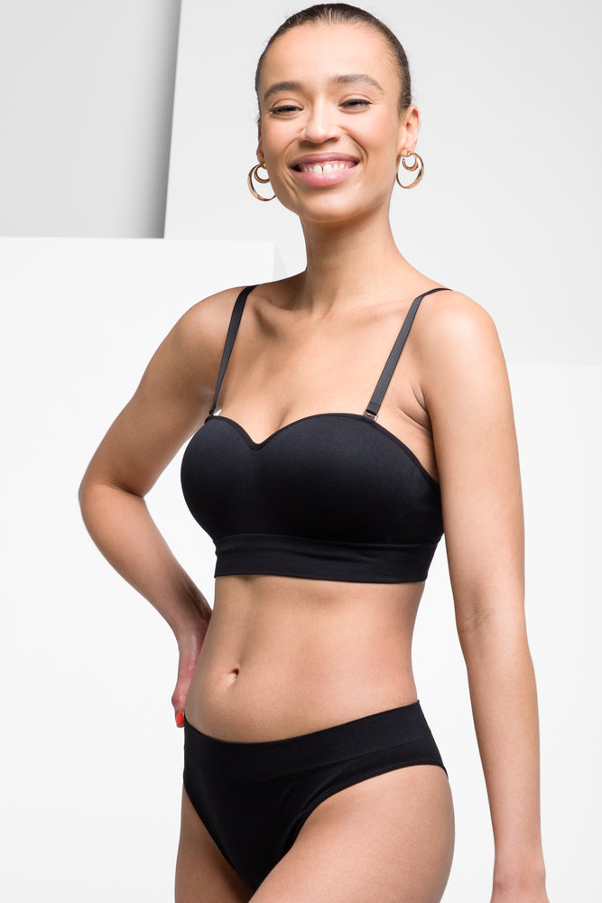 Seam-Free Multiway Bra Black (1)