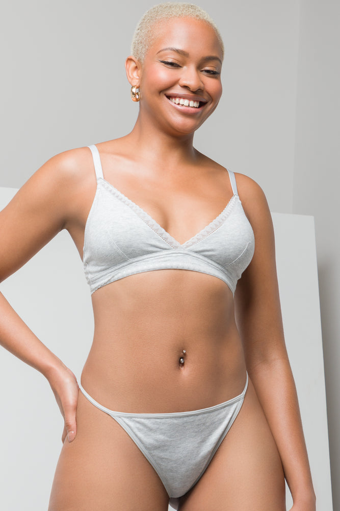 Padded Bralette Grey