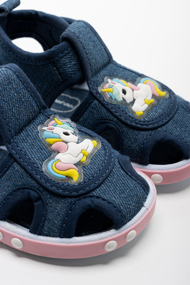 Foxing Closed Sandal Denim (2)