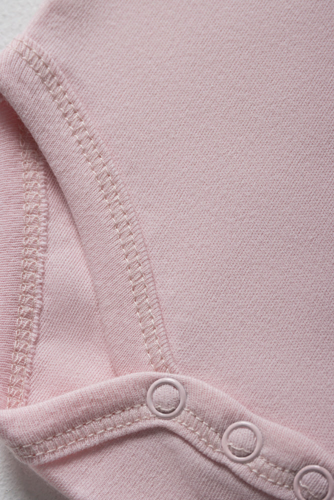 Short Sleeve Girl Body Vest Pink (2)