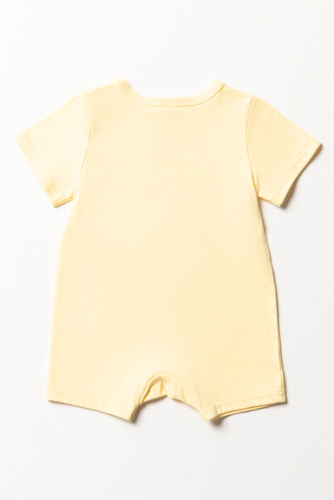 Giraffe Romper Yellow (4)