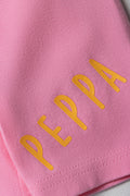 Peppa Pig Oversized T-Shirt & Cycling Shorts Set Yellow & Pink (1)