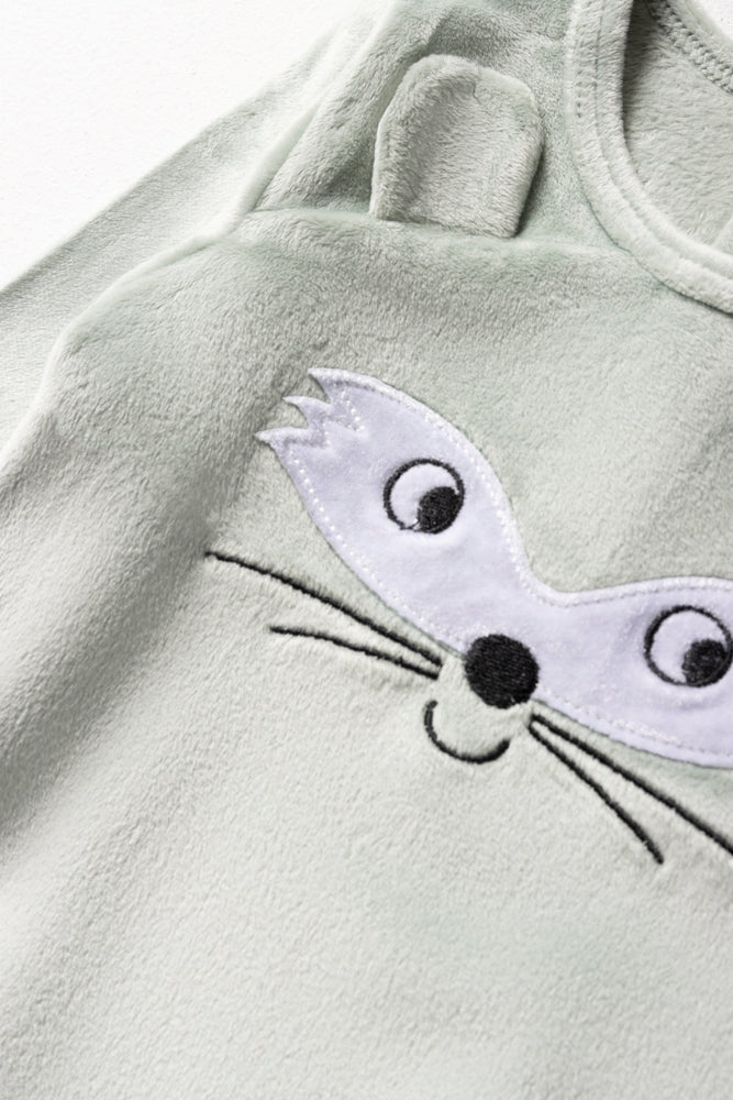Fox Babygrow Light Green (1)