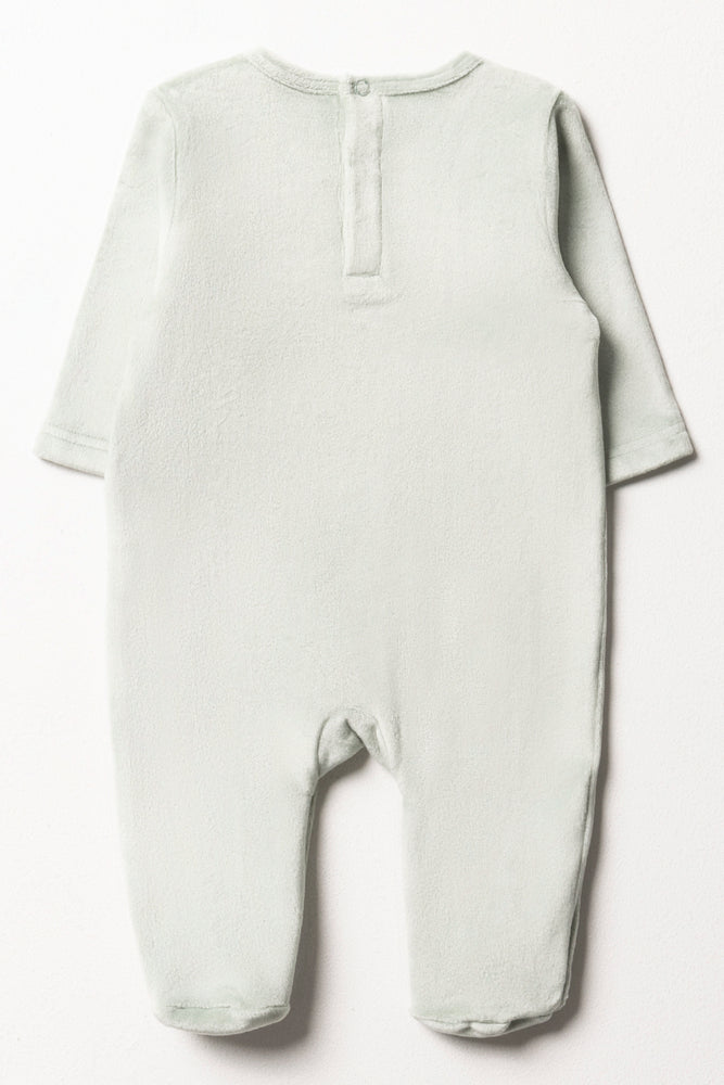 Fox Babygrow Light Green (2)