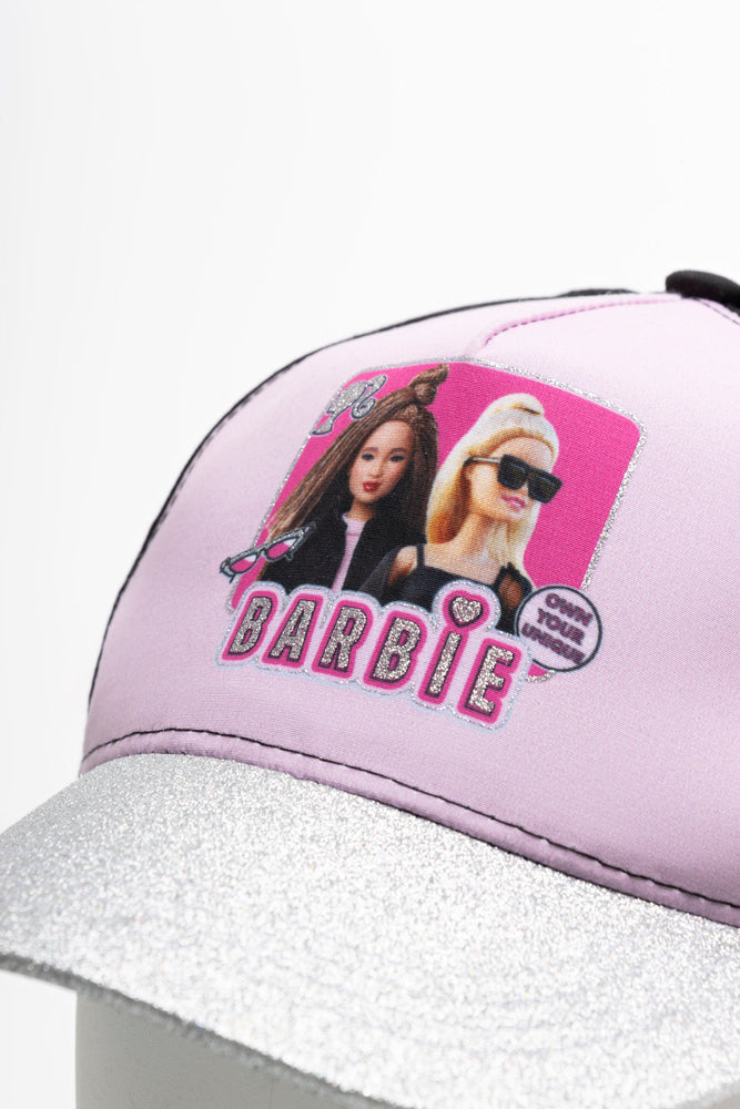 Barbie Peak Cap & Sunglasses Set Pink (1)