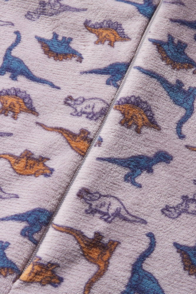 Dinosaur Onesie Grey