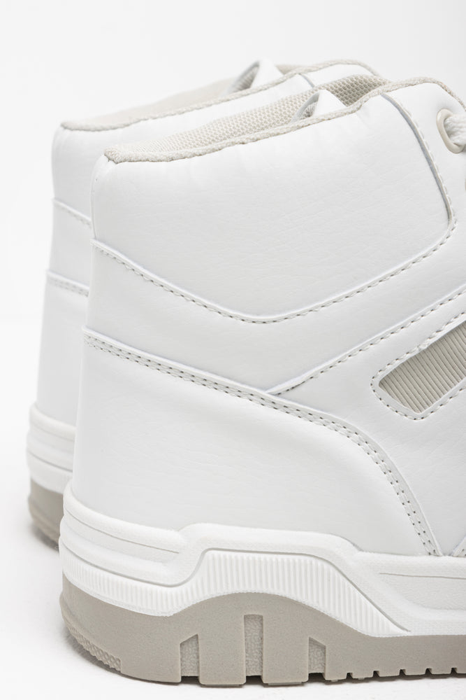 Womens grey high top sneakers cheap