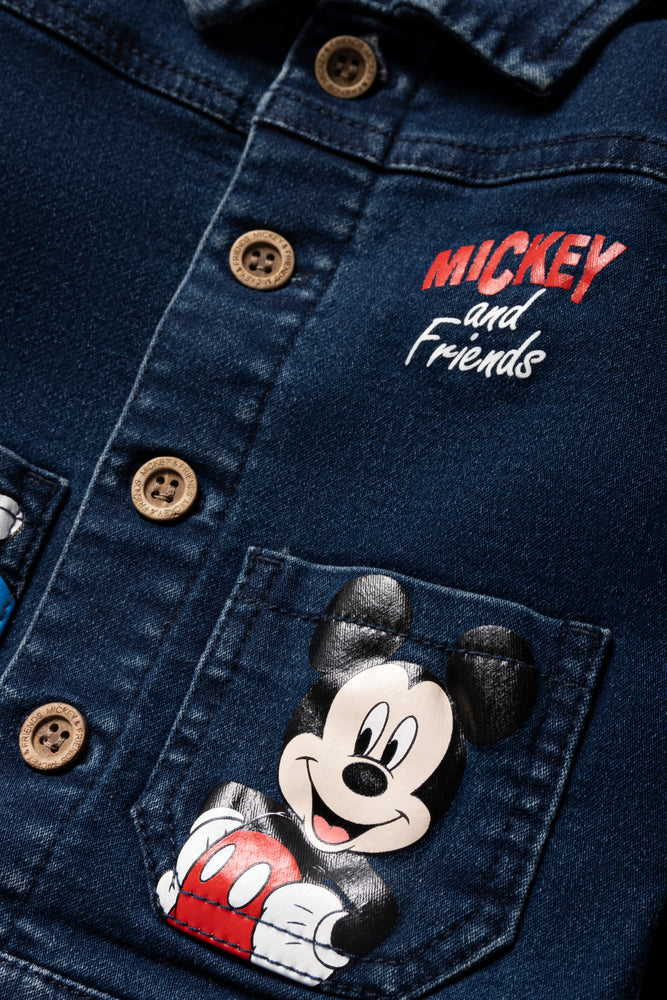 Mickey Mouse & Friends Denim Jacket Dark Blue (1)