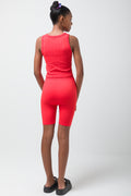 Seamfree Vest Fiesta Red (2)