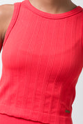 Seamfree Vest Fiesta Red (3)