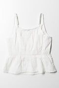Strappy Anglaise Top White (2)