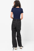 Seamfree T-Shirt Navy (2)