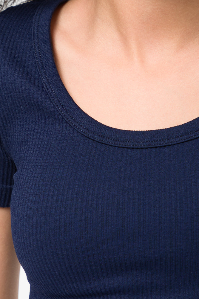 Seamfree T-Shirt Navy (3)